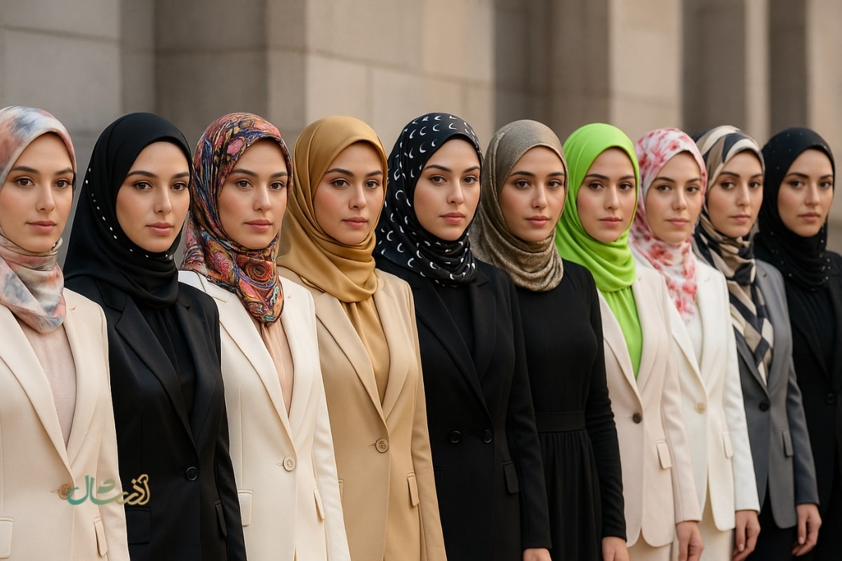 روسری مجلسی ترند