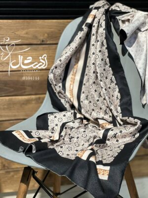 شال موهر پاییزه Louis Vuitton شیری - فروشگاه آنلاین - آذرشال Azarshawl