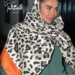 شال موهر پاییزه مدل GUCCi حاشیه نارنجی - فروشگاه آنلاین - آذرشال Azarshawl