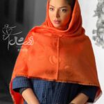 روسری نارنجی ابریشم ژاکارد مدل گوچی - فروشگاه آنلاین - آذرشال Azarshawl