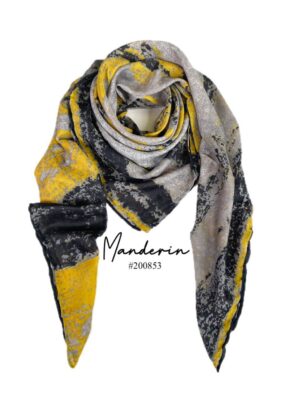 روسری نخی حاشیه دست دوز - فروشگاه آنلاین - آذرشال Azarshawl