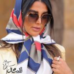 روسری ساتن تویل - فروشگاه آنلاین - آذرشال Azarshawl