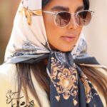 روسری ساتن تویل - فروشگاه آنلاین - آذرشال Azarshawl