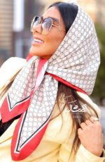 روسری ساتن تویل - فروشگاه آنلاین - آذرشال Azarshawl