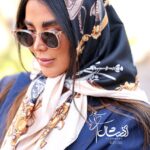 روسری ساتن تویل - فروشگاه آنلاین - آذرشال Azarshawl