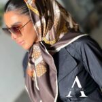 روسری ساتن تویل - فروشگاه آنلاین - آذرشال Azarshawl