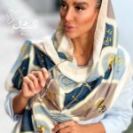 شال نخی طرحدار تابستانه - فروشگاه آنلاین - آذرشال Azarshawl