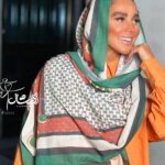 شال نخی طرحدار تابستانه - فروشگاه آنلاین - آذرشال Azarshawl