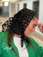 روسری قواره کوچک مخمل توپی - فروشگاه آنلاین - آذرشال Azarshawl