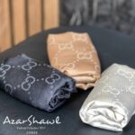 شال نخی ابریشم شاین مجلسی GUCCi - فروشگاه آنلاین - آذرشال Azarshawl