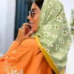 روسری قواره متوسط تویل ابریشم - فروشگاه آنلاین - آذرشال Azarshawl