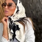 روسری قواره متوسط تویل ابریشم - فروشگاه آنلاین - آذرشال Azarshawl