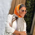 روسری قواره متوسط تویل ابریشم - فروشگاه آنلاین - آذرشال Azarshawl