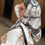 روسری قواره متوسط تویل ابریشم - فروشگاه آنلاین - آذرشال Azarshawl