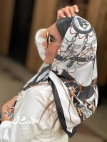 روسری قواره متوسط تویل ابریشم - فروشگاه آنلاین - آذرشال Azarshawl