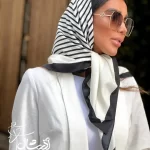 روسری قواره متوسط تویل ابریشم - فروشگاه آنلاین - آذرشال Azarshawl