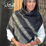 شال مشکی لویی ویتون Louis Vuitton - فروشگاه آنلاین - آذرشال Azarshawl