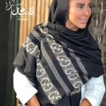 شال مشکی گوچی Gucci - فروشگاه آنلاین - آذرشال Azarshawl