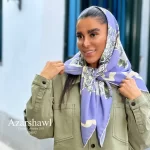 روسری نخی دست دوز - فروشگاه آنلاین - آذرشال Azarshawl