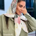 روسری نخی دست دوز - فروشگاه آنلاین - آذرشال Azarshawl