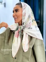 روسری نخی دست دوز - فروشگاه آنلاین - آذرشال Azarshawl