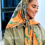 روسری نخی دست دوز - فروشگاه آنلاین - آذرشال Azarshawl