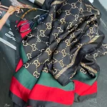 شال ابریشم پلیستر گوچی GUCCi - فروشگاه آنلاین - آذرشال Azarshawl