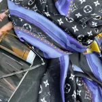 شال ابریشم پلیستر شال لویی ویتون Louis Vuitton - فروشگاه آنلاین - آذرشال Azarshawl