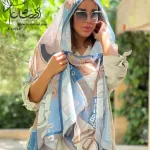 شال نخی طرحدار تابستانه - فروشگاه آنلاین - آذرشال Azarshawl