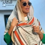 شال نخی طرحدار تابستانه - فروشگاه آنلاین - آذرشال Azarshawl