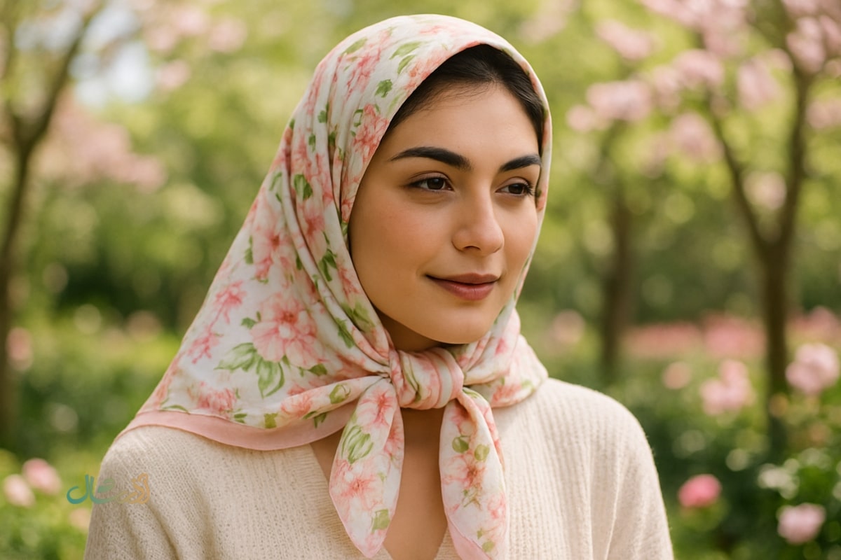 روسری نخی بهاره