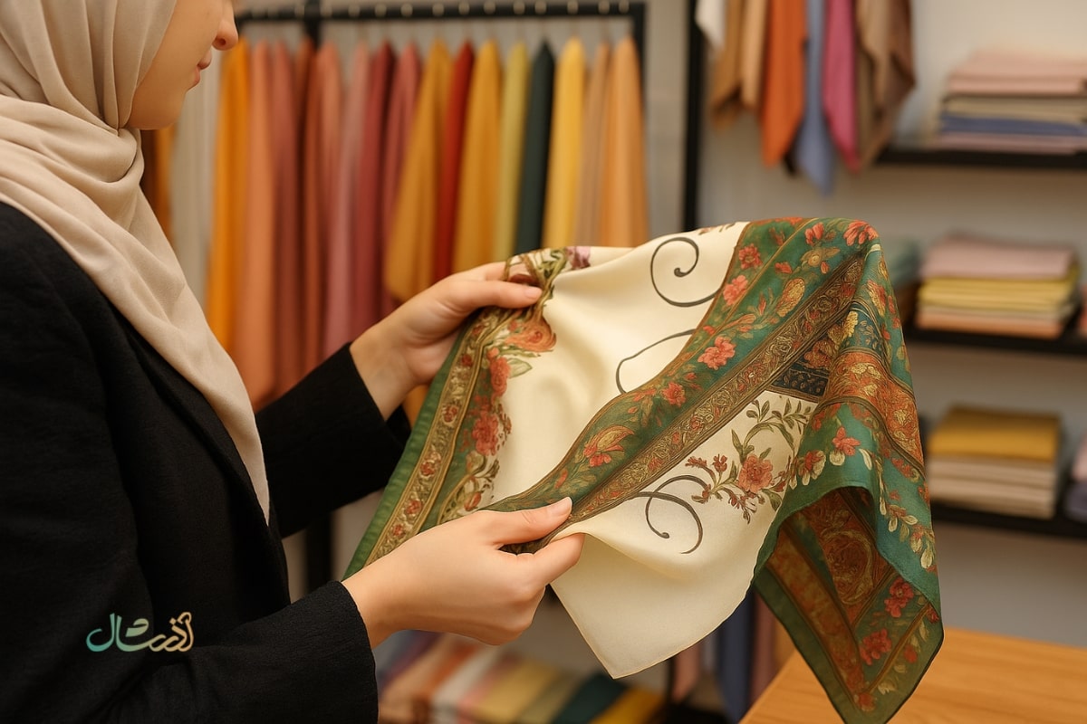 نکات مهم هنگام خرید روسری مجلسی