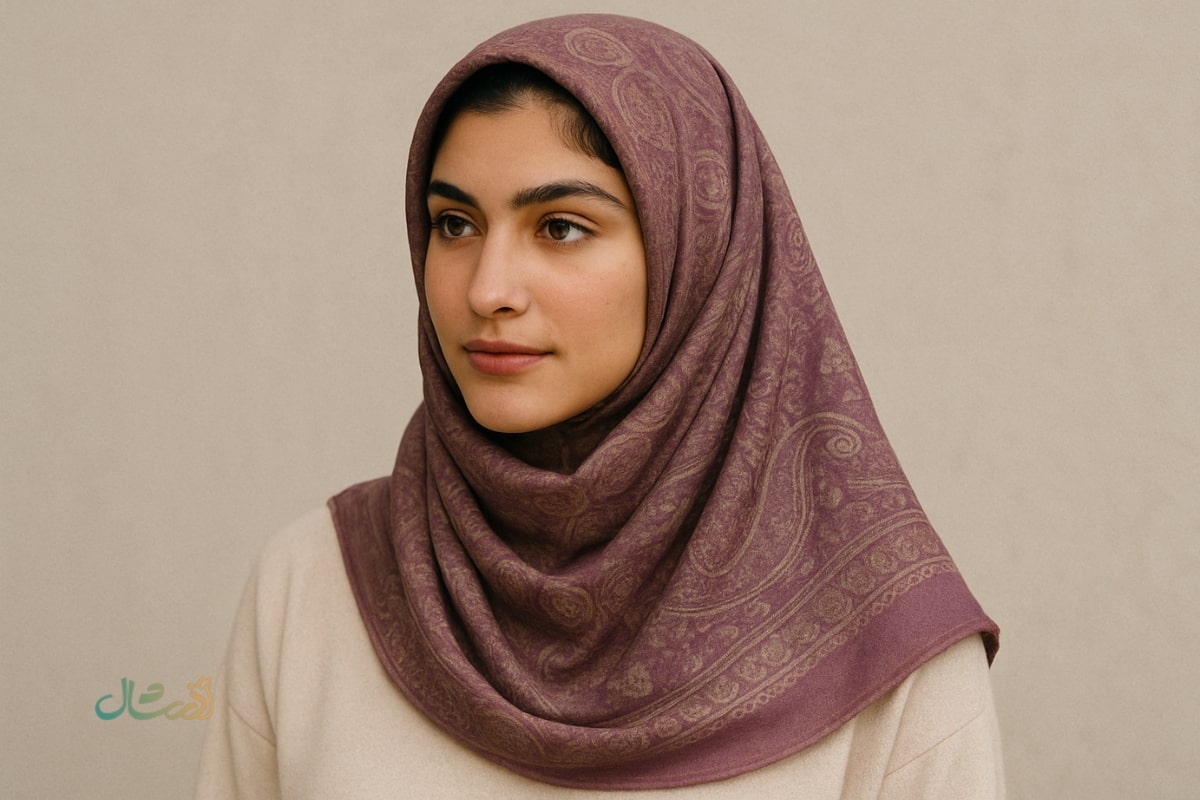 روسری نخی قواره متوسط