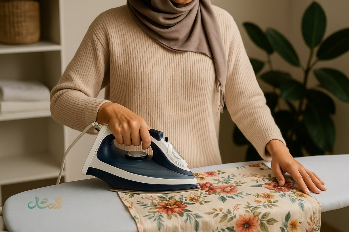 نحوه نگهداری از روسری نخی