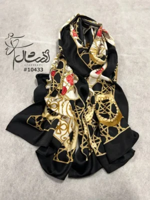 خرید شال ابریشم تویل ژاکارد برند دیور Dior گلدار - خرید و قیمت آذرشال azarshawl