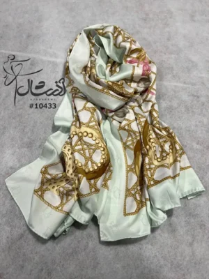 خرید شال ابریشم تویل ژاکارد برند دیور Dior گلدار - خرید و قیمت آذرشال azarshawl