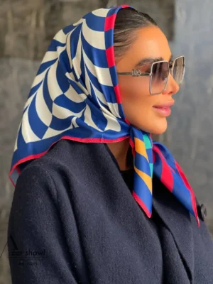 خرید روسری قواره کوچک تویل بهاره - سایت شال و روسری آذرشال
