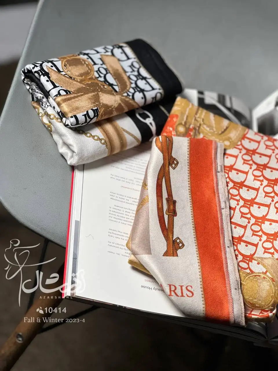 خرید شال پاییزه موهر دورو دیور Dior - خرید و قیمت آذرشال azarshawl