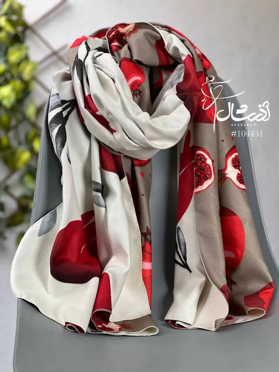 خرید شال موهر دورو طرح یلدا - خرید و قیمت آذرشال azarshawl