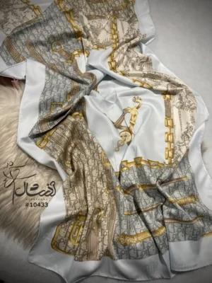 خرید شال ابریشم تویل ژاکارد برند Dior - خرید و قیمت آذرشال azarshawl