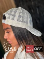 خرید کلاه نقابدار توری برجسته شاین کرم - خرید و قیمت آذرشال azarshawl