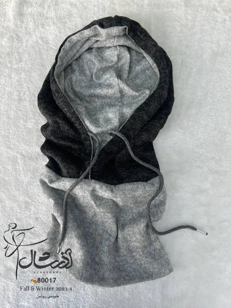 خرید کلاه اسکارف فشن طوسی روشن- خرید و قیمت آذرشال azarshawl