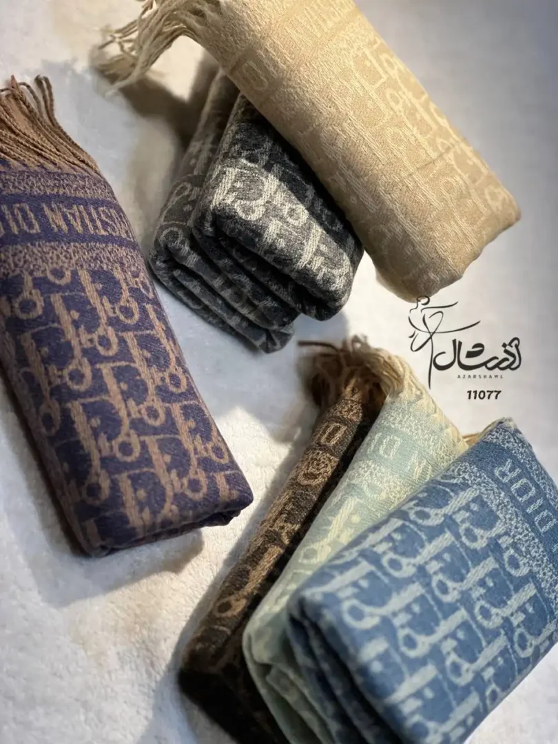 خرید شال موهر کشمیر دورو دیور Dior - خرید از آذرشال azarshawl