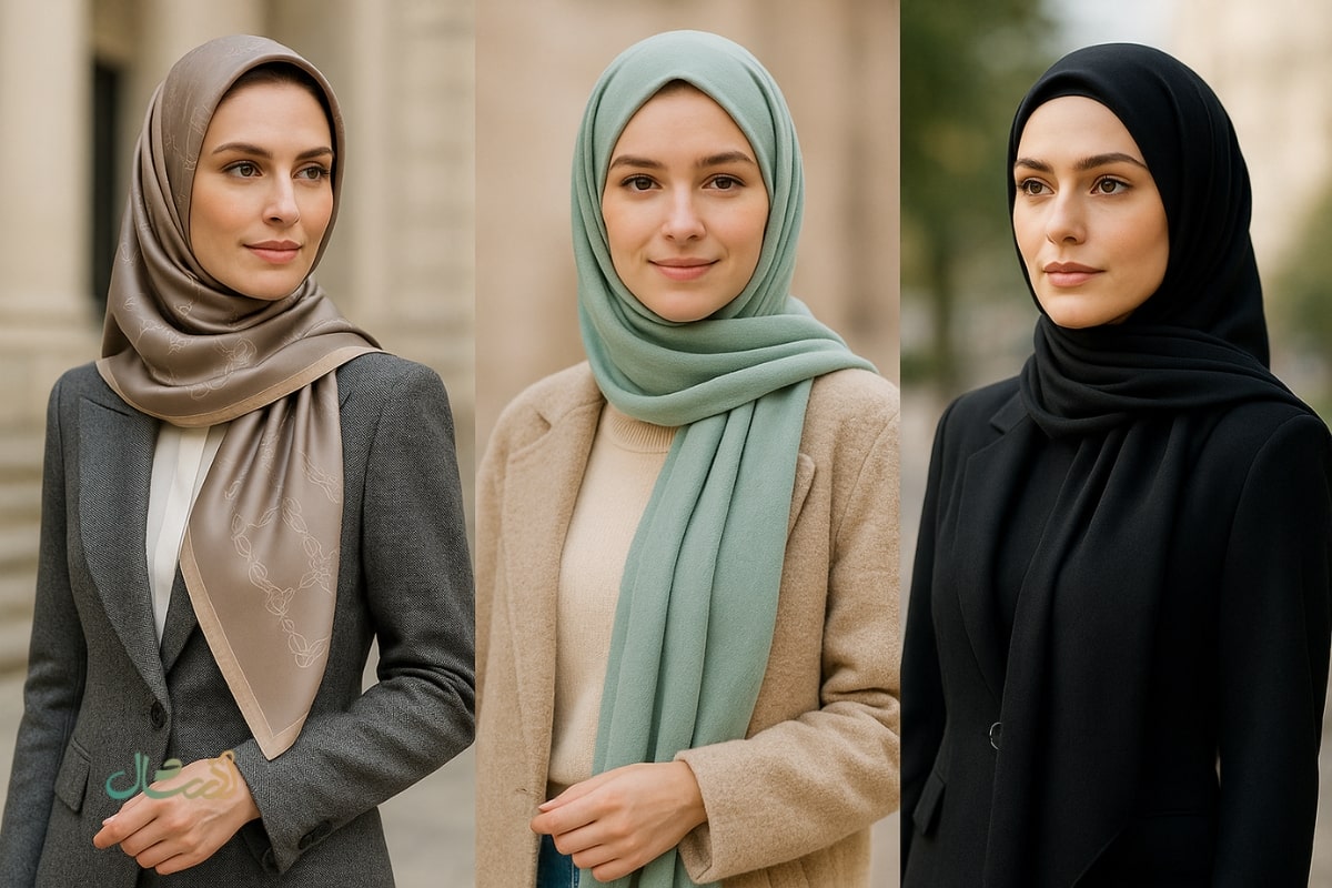 ست کردن با شال و روسری مارک دار